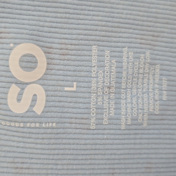 SO BRAND WOMENS JUNIOR SIZE BLUE WITH PURPLE FLOWERS TANK TOP SIZE LARGE - Picture 12 of 12